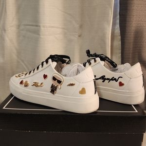 Karl Lagerfeld Sneakers Size 6.5, only used once. Original box. $60.00